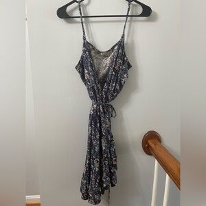 Intimately Free People All My Love Floral Navy Purple Maxi Dress
